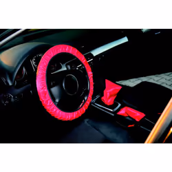 Pour couvrir le volant S'adapte à toutes les tailles de volants Evite les salissures sur le volant En nylon tissé lavable Poi ...
