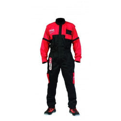 KS Tools 100394 vêtement de travail Combinaison intégrale Noir, Rouge