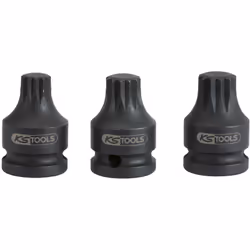 XZN® Carré d’entraînement selon DIN 3121 / ISO 1174 Version courte Pour actionnement de machines Tête brunie Chrome-Molybdène ...