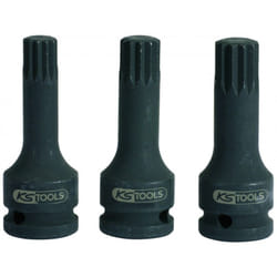 KS TOOLS 515.1176 Douille à choc M18, M 18 12,5 (1/2") Polygone extérieur, Polygone intérieur