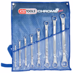 KS Tools 518.3100, Acier chromé au vanadium, Chrome, Bleu, 2,46 kg, 8 pièce(s)