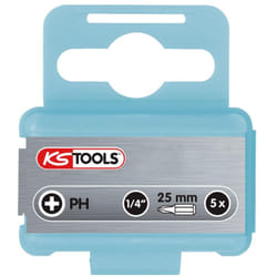 1/4' Embouts edelstahl, pack de 5, 25mm, PH1