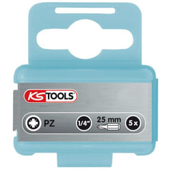 1/4" Embouts EDELSTAHL, pack de 5, 25mm, PZ2