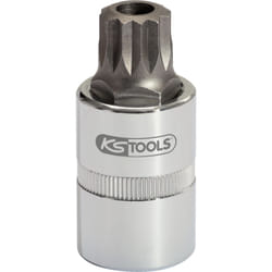 Kstools - 1/2 Douille tournevis, xzn percé, 55mm, M16