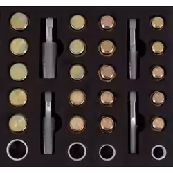 KS TOOLS 150.1450 Kit de réparation, filetage des vis de vidange d'huile 64 Coffre en plastique - Vue supplémentaire 2