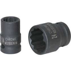 Ks Tools - Douille à chocs courte 12 pans 1/2'', 23 mm - 515.0923