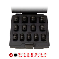 Kstools - 1/2 Jeu de douilles à chocs 12 pans, courtes, 13 pcs