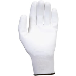 Gant maille fine MICRO, blancs, 12 paires 10