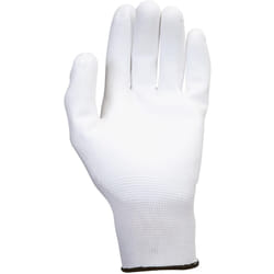 Gant maille fine micro, blancs, 12 paires 11