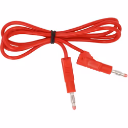 isolé Utilisation universelle Prolongation du câble non tressée Avec double raccord pour fiches banane 4,0 mm et une prise d' ...