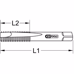 KS Tools 331.005 tige filetée Acier