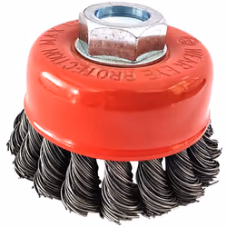 Version torsadée Serrage à visser En utilisation avec une meuleuse d'angle Idéale pour les travaux de brossage pénibles Pour  ...