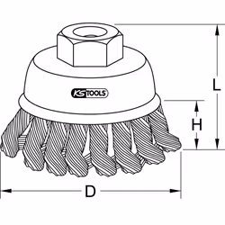 KS Tools 340.0025 brosse métallique - Vue supplémentaire 5