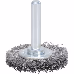 Pour le traitement de surfaces Fils d'acier ondulés Queue de serrage 6 mm Utilisation avec une perceuse - Code EAN: 404214623 ...