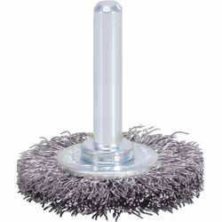 Pour le traitement de surfaces Fils d'acier ondulés Queue de serrage 6 mm Utilisation avec une perceuse - Code EAN: 404214623 ...