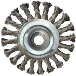 Kstools - Brosses coniques meuleuses acier inoxydable 0,5mm, ø 125mm