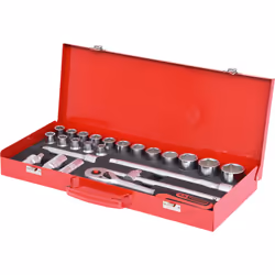 Kstools - 1/2 Coffret de douilles, 24 pcs 6 pans