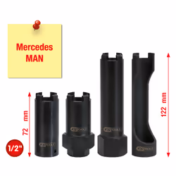 KS Tools 455.0000, Ensemble de douilles, 4 tête(s), 1,01 kg