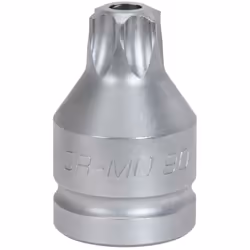 Torx avec perçage Carré d’entraînement selon DIN 3121 / ISO 1174 Version courte Pour actionnement de machines Finition satiné ...