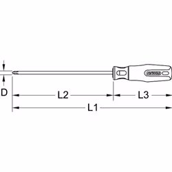 KS Tools 117.0538-E Tournevis manuel Unique Offset screwdriver - Vue supplémentaire 6