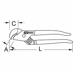 Pince multiprises spéciale, 242mm