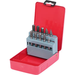 Kstools - Jeu de fraises hm, coffret métallique, 10 pcs