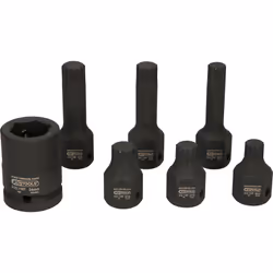Kstools - 1/2 Jeu de douilles à chocs spéciales xzn, 7 pcs M14-M18