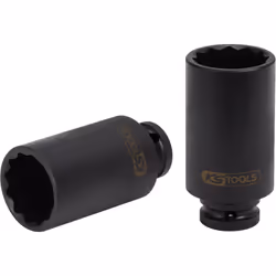 KS Tools 150.1711, Prise, 1/2", 1 tête(s), Acier, DIN 3120, ISO 1174, 490 g