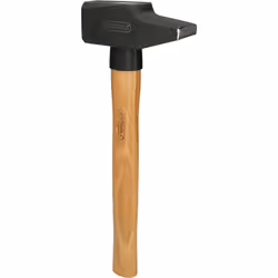 Kstools - Marteau rivoir, manche Hickory, forme française, 1500 g