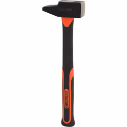 KS Tools 142.1081, Marteau à riveter, Acier, Fibre de verre, Noir, Rouge, 33,8 cm, 1,16 kg