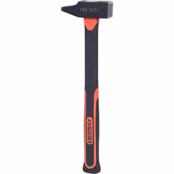 KS Tools 142.1031, Marteau à riveter, Acier, Fibre de verre, Noir, Rouge, 29 cm, 415 g