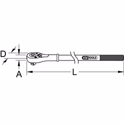 Kstools - 3/4 Cliquet 24 dents, 520 mm