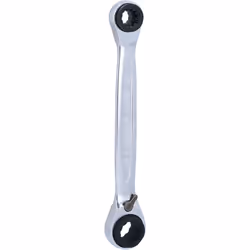 KS Tools 503.4565, Acier inoxydable, Sulfate de chondroïtine, Droit, 10,13,17,19 mm, 190 mm, 196 g