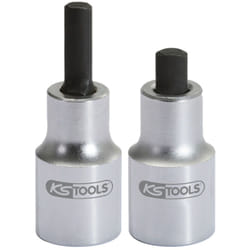 Ks Tools - Jeu de 2 douilles tournevis 6 pans pour jambes de force, 1/2'' - 150.9490