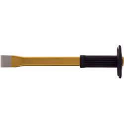 KS Tools 162.0204, Ciseau de maçon, Burin plat, Acier au chrome-molybdène, Plastique, Noir, 350 mm