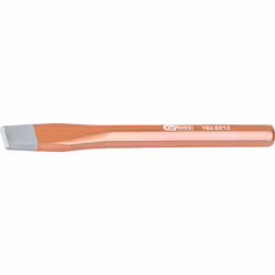 KS Tools 162.0211, Burin, Burin plat, Acier au chrome-molybdène, Métal, 125 mm, 1,2 cm