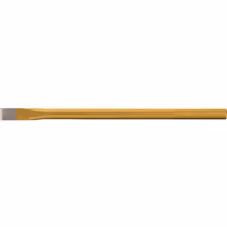 8 pans Pointe en acier trempé Tranchant réaffûtable Manche doré Polie à blanc Chrome-Molybdène Modèle de burin Flachmeißel Lo ...