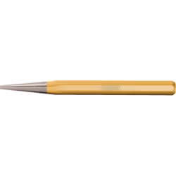 Selon DIN 6458 8 pans Tranchant réaffûtable Pointe en acier trempé Manche doré Polie à blanc Chrome-Molybdène Longueur totale ...