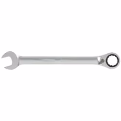 Clé mixte à cliquet RING STOP® GEARplus®, 13 mm Kstools Selon DIN 3113 / ISO 3318 / ISO 7738 Angle de fourche 15° Oeil inclin ...