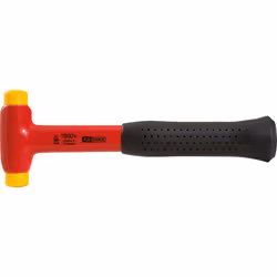 KS Tools 117.1126, Marteau en plastique, Poliamid, Noir, Rouge, 30 cm, 560 g, 2,5 cm