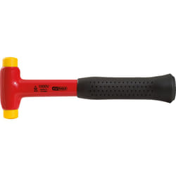 Kstools - Maillet avec revêtement isolant, tête ø 35 mm
