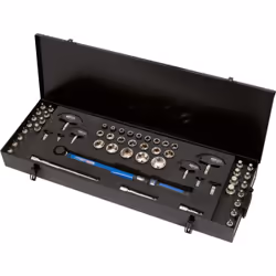Coffret clé dynamométrique ERGOTORQUEprécision®  1/2'', 49 pcs 40-200 Nm