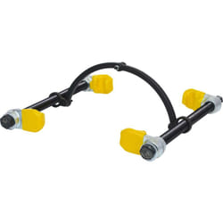 Compresseurs de ressorts avec barre de sécurité et crochets avec revêtement plastifié, 240 mm