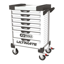 KS Tools - Servante ULTIMATE blanche, 7 tiroirs - 803.0007