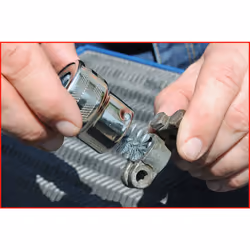 Kstools - Brosse de nettoyage pour pôles de batteries, 120 mm