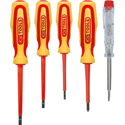 Kstools - Jeu de tournevis ergotorque vde, PH+fente, 5 pcs