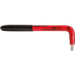 Kstools - Clé mâle coudée à six pans creux avec revêtement isolant, 4 mm