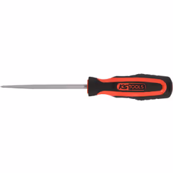 KS Tools 550.1071, Allène à gratter, Extrémité pointue, Black\Red, 215 mm, 91 g