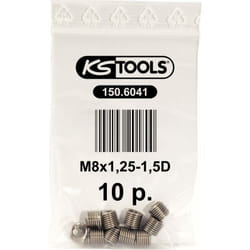 Kstools - Douille filetées M18x1,25, L=10,8 mm, pack de 10