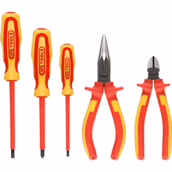 Jeu de pinces et tournevis isolés ERGOTORQUE - 5 pcs, variante 1